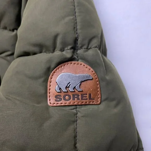 SOREL Conquest Carly Parka Olive Green Size S - Picture 10 of 13
